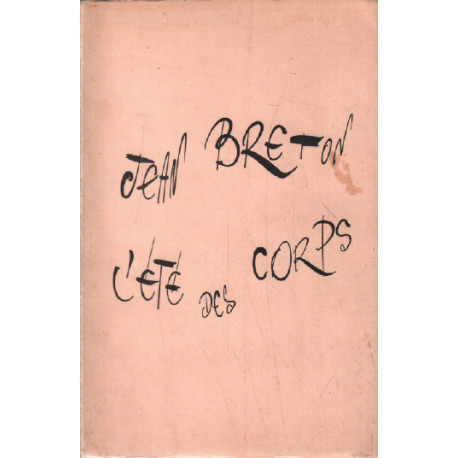 L'été des corps/ couverture de moretti/ EO