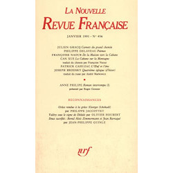La N.R.F. numéro 456 janvier 1991