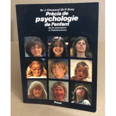 Precis de psycholigie de l'enfant
