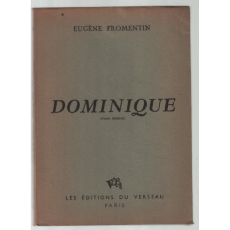 Dominique (texte intégral avec illustrations)