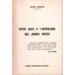 Petite suite à l'anthologie des jeunes poètes