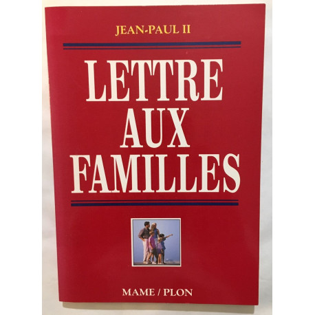 Lettre aux familles