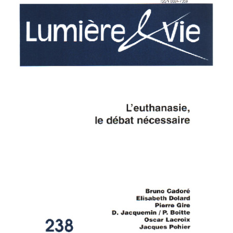 L'euthanasie le débat nécessaire