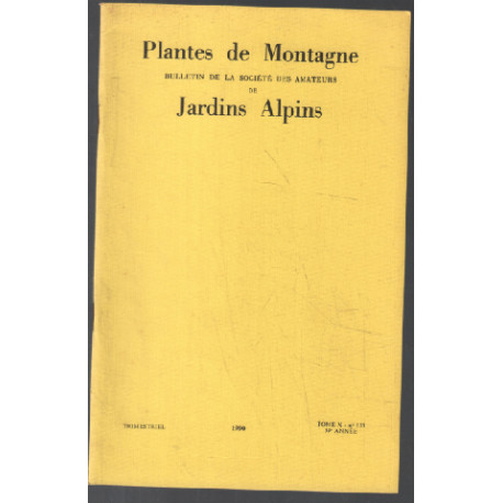 Plantes de montagne