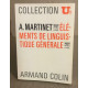 Eléments de linguistique générale