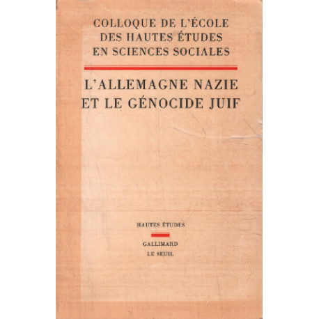 L'Allemagne nazie et le génocide juif
