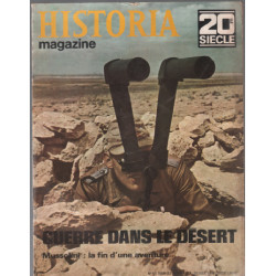 Guerre dans le désert mussolini / historia magazine n° 161
