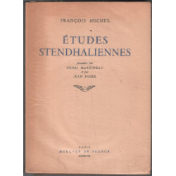 Études stendhaliennes