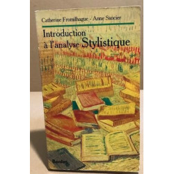 Introduction à l'analyse stylistique