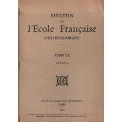 Bulletin de l'école francaise d'extrème orient / tome LX