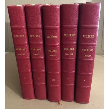 Théatre complet / 5 tomes / vignettes d'Andre Collot