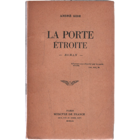 La porte étroite