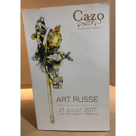 Catalogue vente aux encheres / art russe / 21 juillet 2017