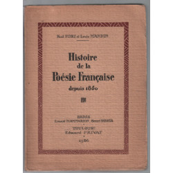 Histoire de la poésie française depuis 1850