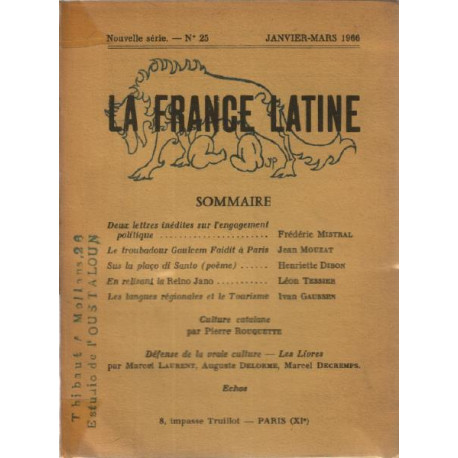 La france latine n° 25