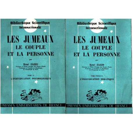 Les jumeaux le couple et la personne/ 2 tomes