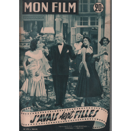 J'avais sept filles / revue mon film n° 475 maurice chevalier