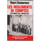 Les règlements de comptes