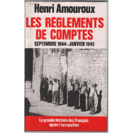 Les règlements de comptes