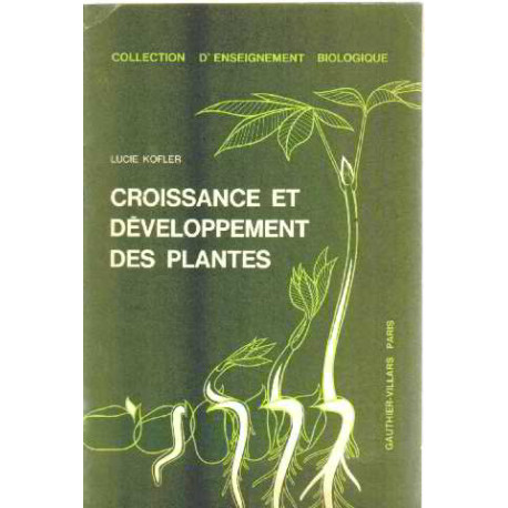 Croissance et developpement des plantes