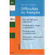 Difficultés du français