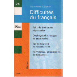 Difficultés du français