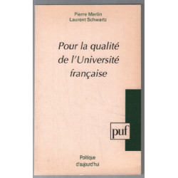 Pour la qualité de l'université française