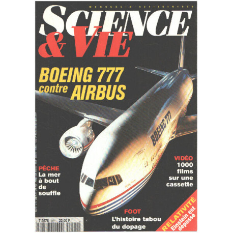 Science et vie hors serie n° 921 / boeing 777 contre airbus