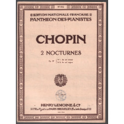 Chopin 2 nocturnes / opus 37 : n° 1 en sol mineur n° 2 en sol majeur