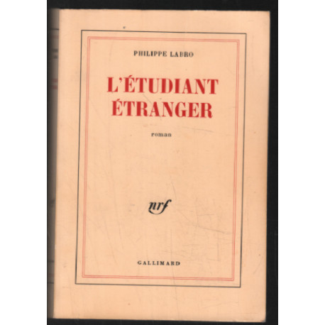L'étudiant étranger