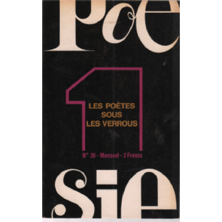 Poesie n° 20 L les poètes sous les verrous
