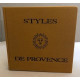 Styles de provence