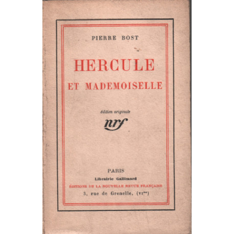 Hercule et mademoiselle / EO numerotée