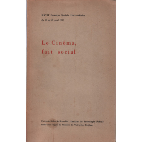 Le cinéma fait social