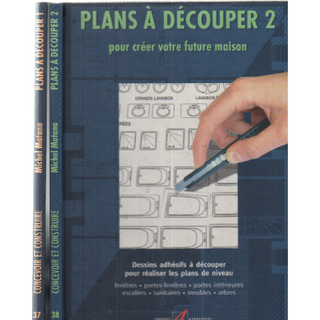 Plans à découper (Tome 1 et 2-Dessins adhésifs à découper pour...