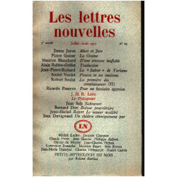 Les lettres nouvelles n° 29