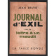 Journal d'exil suivi de lettre à un maudit