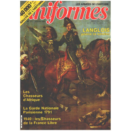Revue uniformes n° 71 / langlois peintre de batailles