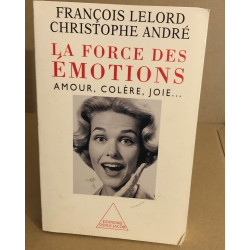 La force des émotions. Amour colère joie