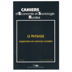 Le paysage : approches en sciences sociales