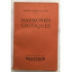 Harmonies critiques