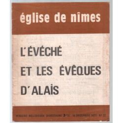 L'évéché et les évêques d'Alais (église de Nîmes)