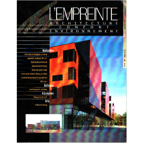Revue d'architecture l'empreinte n° 56
