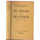 De pétain à de gaulle