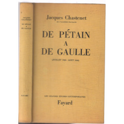 De pétain à de gaulle
