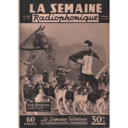 La semaine radiophonique 9 decembre 1956