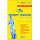 DE RERUM NATURA LUCRECE. Livre I Bac 1998-1999