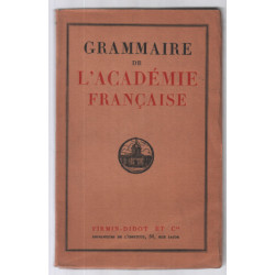 Grammaire de l'académie francaise
