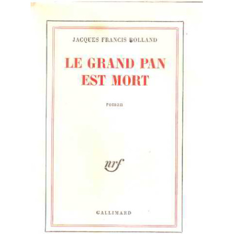 Le grand pan est mort