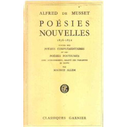 Poésies nouvelles. 1836-1852. suivies des poésies complémentaires...